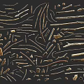 Assorted Natural Stone and Wood Pieces with Different Shapes and Textures