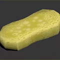 Yellow Porous Cleaning Sponge Essential For Daily Kitchen Dishwashing Tasks