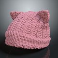 Modern Hat Line Hat Knitted Hat Warm Hat Student Hat 3d model