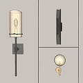 Modern Wall Sconces with Various Designs Glass Shades and Metal Brackets for Home Decor