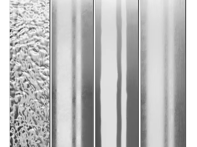 Textured And Striped Wall Panels With Smooth Surface For Interior Design 3d model