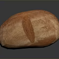 Freshly Baked Artisan Bread With Golden Crusty Exterior And Soft Interior
