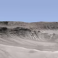 3D model of damaged rock pit 3d model