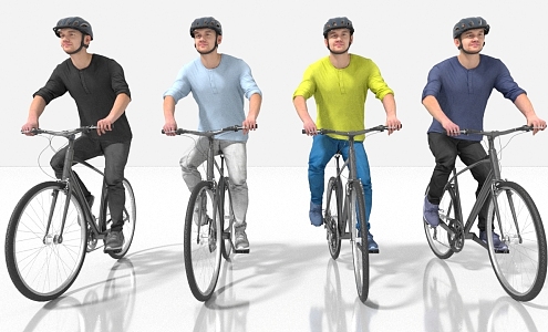 sports cycling 3d model