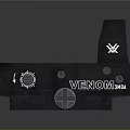 Vector Optics Ventus Black Sight With Green Lens And Adjustable Knobs