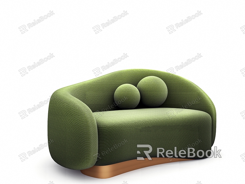 modern double sofa sofa model