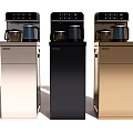 Samsung Standing Water Dispensers in Silver Black Gold with Top Control Panel and Water Cups