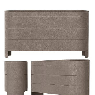 Modern porch side cabinet 3d model