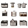 Various Modern Stylish Bedroom Nightstand Designs With Storage Drawers And Decor