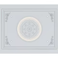 Various Decorative Ceiling Designs With Ornate Patterns Circular Motifs And Borders 3d model