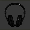 Black Over Ear Computer Headphones With Sleek Design And Comfortable Ear Cushions