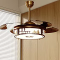 Chinese Style Fan Light Invisible Fan Light Ceiling Fan Light Simple Fan Light Electric Fan Light 3d model