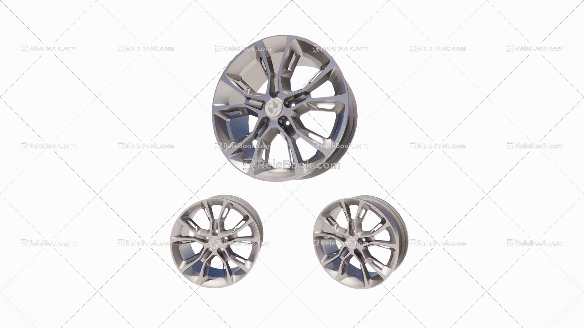 Hyundai wheel hub car hub 3d model