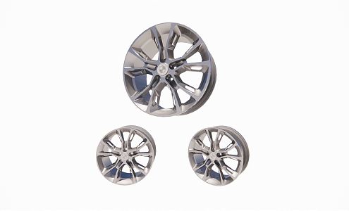 Hyundai wheel hub car hub 3d model