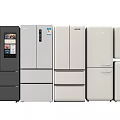 Refrigerators and Freezers in Various Styles and Colors for Home Kitchen Use