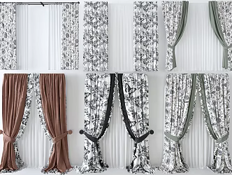 Curtains 3d model