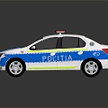 Modern Police Car Police Car Police Car Police Car 3d model