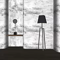 Modern lighting combination table lamp floor lamp 3d model