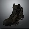 Camouflage High Top Hiking Boots With Durable Thick Sole For Outdoor Trekking