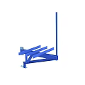 Blue Commercial Equipment Bracket With Industrial Support Structure And Steel Frame Design