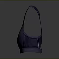 Puma Purple Sports Bra With Mesh Panel And Racerback Athletic Design