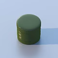 Olive Oil Bottles With Green Caps Transparent Body And Labeled Design