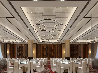 Modern Ballroom 3d model