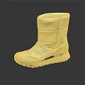 TERREX White Mid Calf Stylish Casual Boots With Durable Sole For Daily Wear