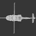 Olive Green Military Helicopter Featuring Rotors Side Windows And Fuselage Details