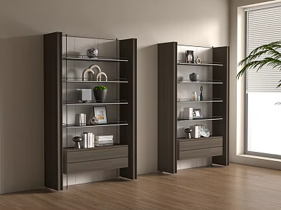 Modern Italian Bookcase 3d model