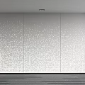 Perforated background wall gradient orifice plate random luminous orifice plate gradient punching plate perforated aluminum plate wall panel 3d model