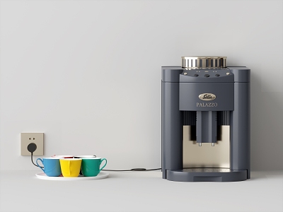 Modern coffee machine 3d model