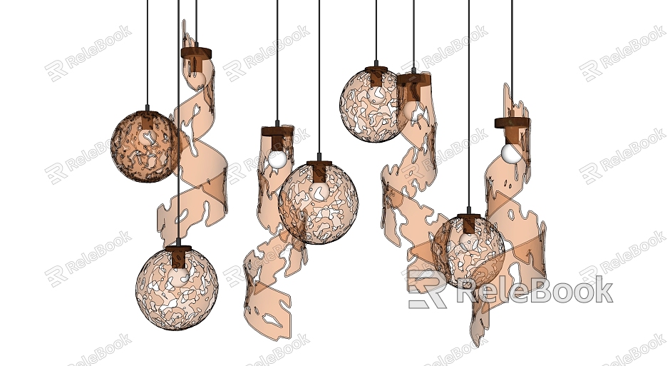 Light Luxury Chandelier Art Glass Chandelier model