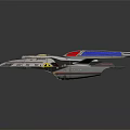 Modern Spaceship Spacecraft 3d model