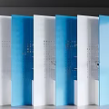 Office Storage Rack Office Bookshelf Storage Rack 3d model