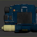 Infrared Steiner Laser Pistol Light Source Firearm Sight Firearm Device 3d model