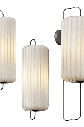 New Chinese Wall Lamp 3d model