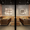 Modern Hot Pot Restaurant Interior With Open Layout Wooden Decor And Food