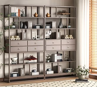 Modern Antique Rack 3d model
