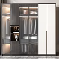 Modern wardrobe combination 3d model