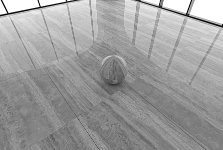 Marble Floor Tile Large Plate Tile Glazed Tile Grey Wood Grain Floor Tile Bright Tile 3d model