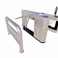 Public Facility Smart Turnstile Equipment With Digital Screen And Access Control System
