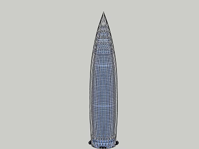 Modern Architecture Huarun Spring Shoots 3d model