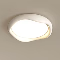 Modern White Ceiling Light Fixture With Smooth Surface And Soft Glow 3d model
