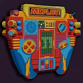 Colorful MEPLAY Toy Device With Playful Buttons Knobs And Screen