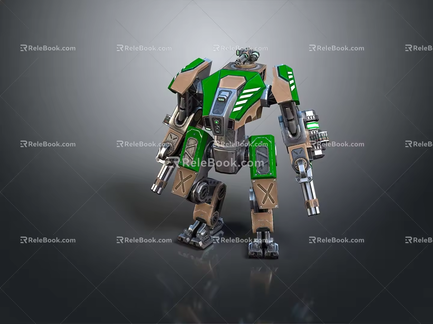 Mech Warrior Mech Soldier Machine Battlearm Mechanical Battlearm Machine Fighter Robot 3d model