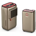 RUIDO Air Coolers With Stylish Golden Body And Red Top Control Panel Design
