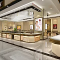 SUFEIER Jewelry Store Modern Interior With Elegant Display Counters And Lighting