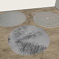 Modern Round Carpet 3d model