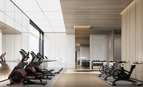 Modern Gym 3d model